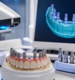 Scan body-uri pe model full-arch verificate într-un flux digital de laborator
